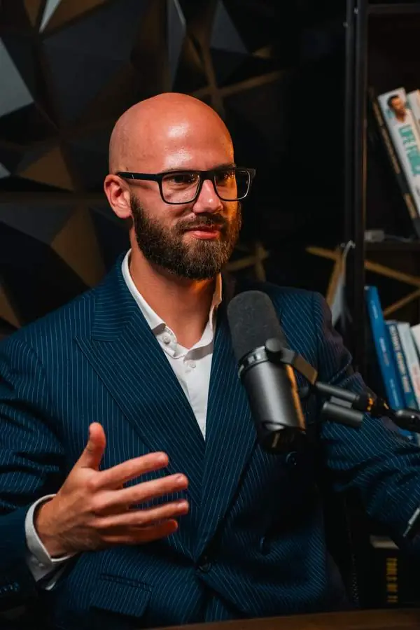 Ross Shemeliak at a conference
