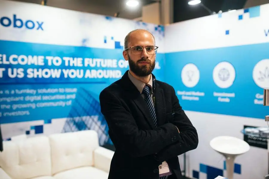 Ross Shemeliak at a conference
