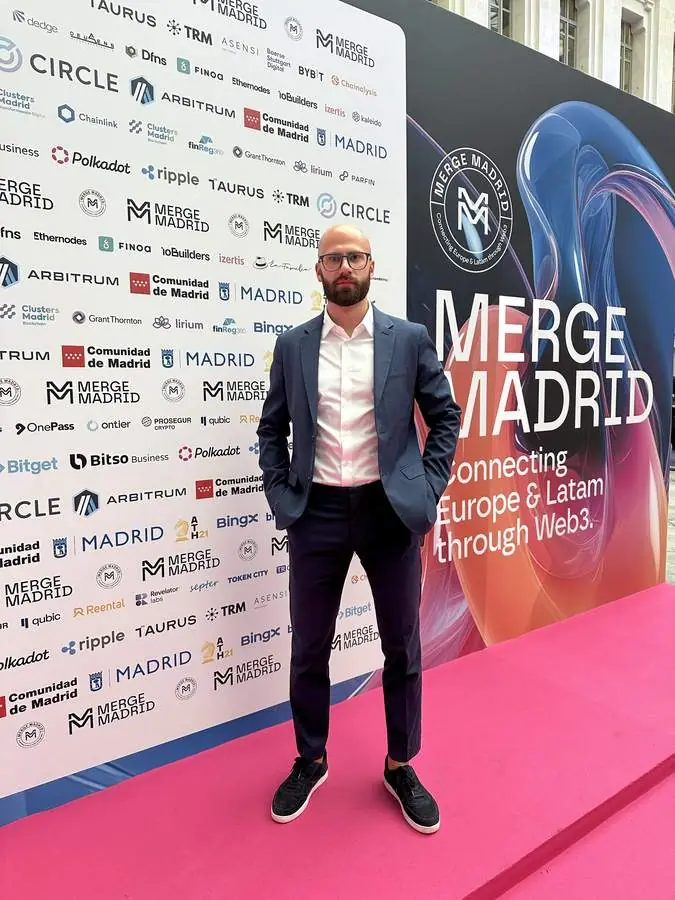 Ross Shemeliak at a conference